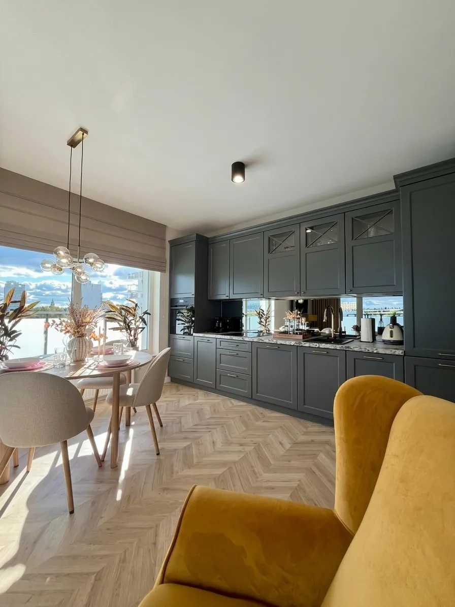 Wnętrze apartamentu Charlotte Apartamenty w Bolesławcu